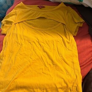 Guess cut out shirt